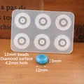 Moule silicone perles plates 12 à 16 mm pour artisanat résine – 1