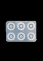 Moule silicone perles plates 12 à 16 mm pour artisanat résine – Couleur smooth A12mm