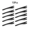Moule silicone pinces à cheveux géométriques pour bijoux – Couleur Black 10Pcs