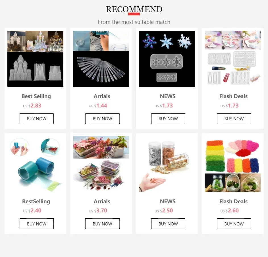 Moule silicone pinces à cheveux géométriques pour bijoux