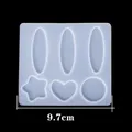 Moule silicone pinces à cheveux géométriques pour bijoux – Couleur Style 11