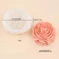 Moule silicone pivoine 3D pour bougie et savon – Couleur Large J2509005-L