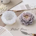 Moule silicone pivoine pétales pour bougie résine – 2