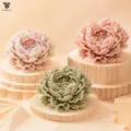 Moule silicone pivoine pétales pour bougie résine – 6