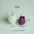 Moule silicone pivoine pour bougie et savon artisanal – Couleur 1pcs