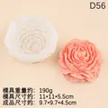 Moule silicone pivoine pour bougie et savon artisanal – Couleur 1pcs