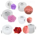 Moule silicone pivoine pour bougie et savon artisanal – Couleur 1set