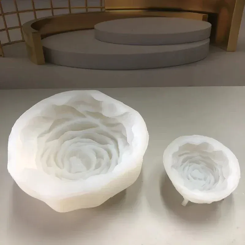 Moule silicone pivoine pour bougie et savon artisanal