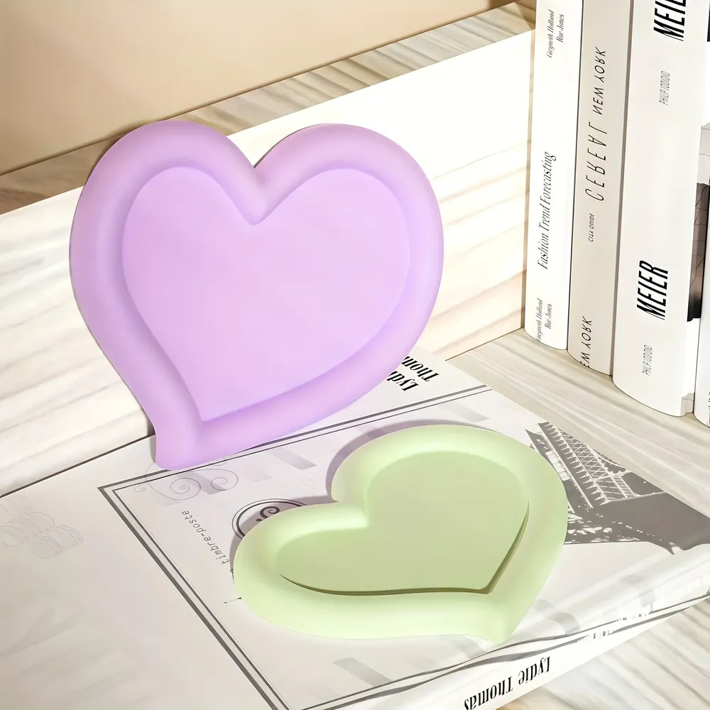 Moule silicone plateau cœur décoration intérieure artisanat