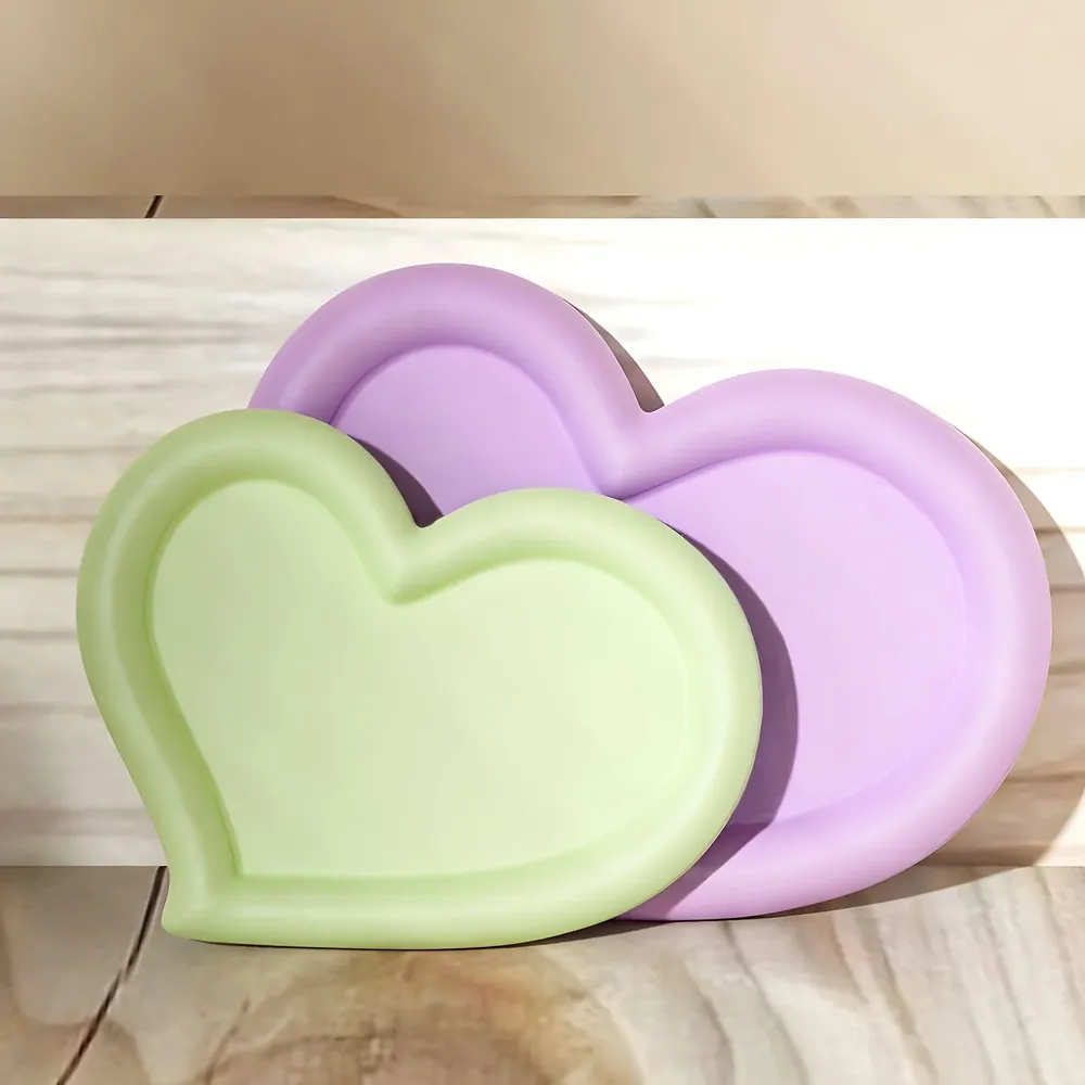 Moule silicone plateau cœur décoration intérieure artisanat