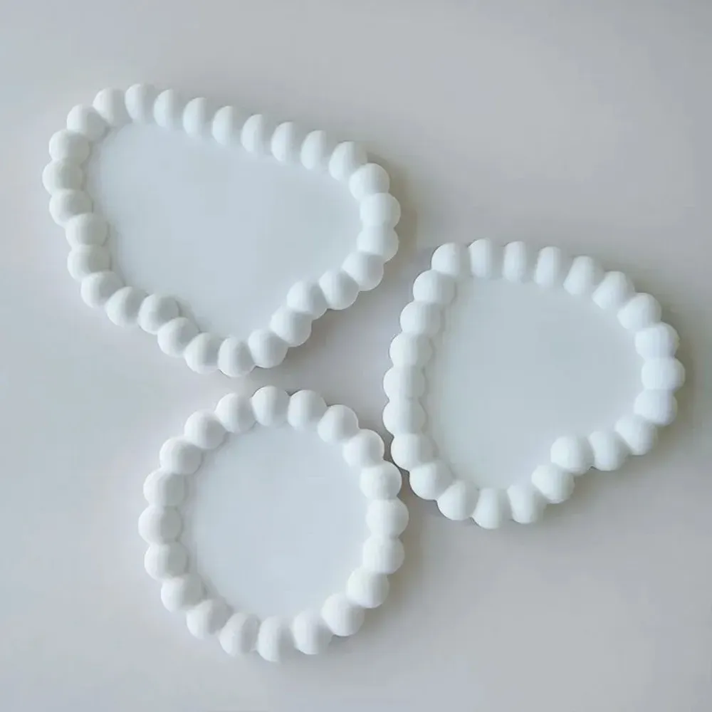 Moule silicone plateau cœur nuage et gobelet