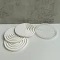 Moule silicone plateau demi-rayure, bijoux, béton, dessous de verre – 2