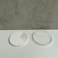 Moule silicone plateau demi-rayure, bijoux, béton, dessous de verre – 3