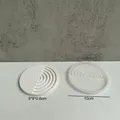 Moule silicone plateau demi-rayure, bijoux, béton, dessous de verre – 4