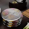 Moule silicone plateau demi-rayure, bijoux, béton, dessous de verre – 5
