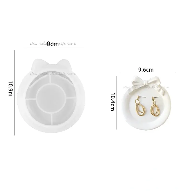 Moule silicone plateau dentelle nœud, ciment, cendrier, dessous verre