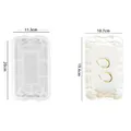 Moule silicone plateau dentelle nœud, ciment, cendrier, dessous verre – Couleur rectangle