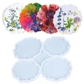 Moule silicone plateau dessous verre agate porte-tasse – 1