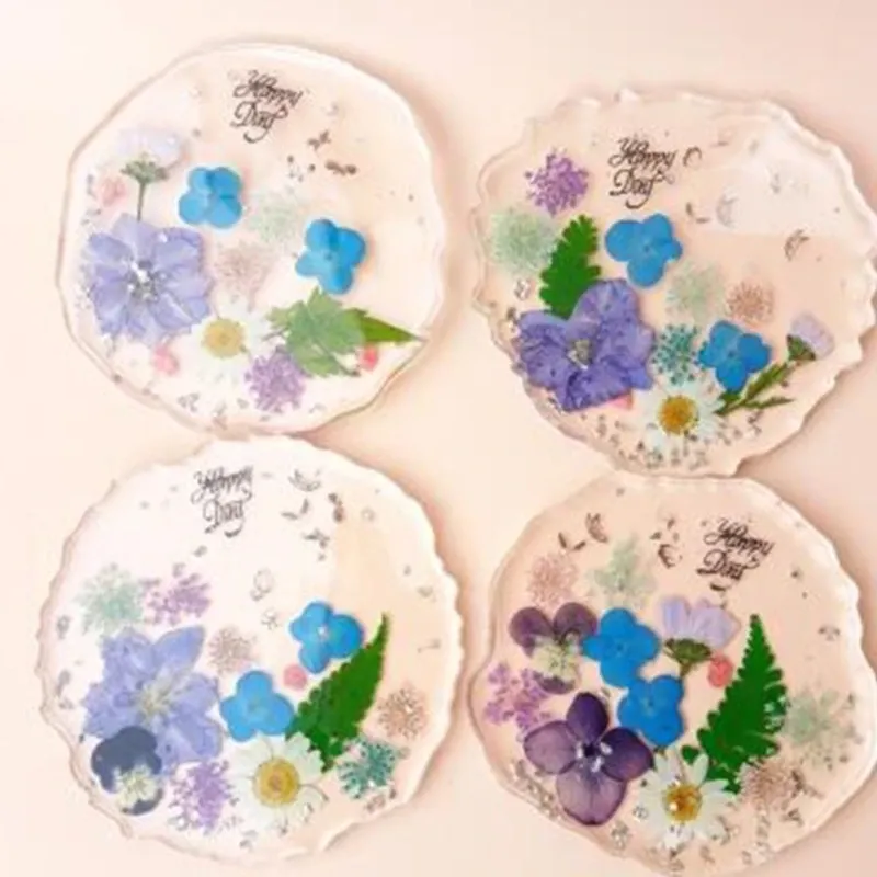 Moule silicone plateau dessous verre agate porte-tasse