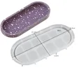 Moule silicone plateau dessous verre, cendrier, béton, pot fleur – Couleur Bleu (D)