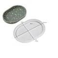 Moule silicone plateau dessous verre, cendrier, béton, pot fleur – Couleur Rouge (A)