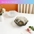 Moule silicone plateau fleur récipient bijoux résine – 5