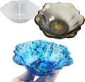 Moule silicone plateau fleur récipient bijoux résine – Couleur WHITE