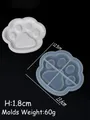 Moule silicone plateau griffes chat, cendrier, dessous verre, plâtre – Couleur cat claws
