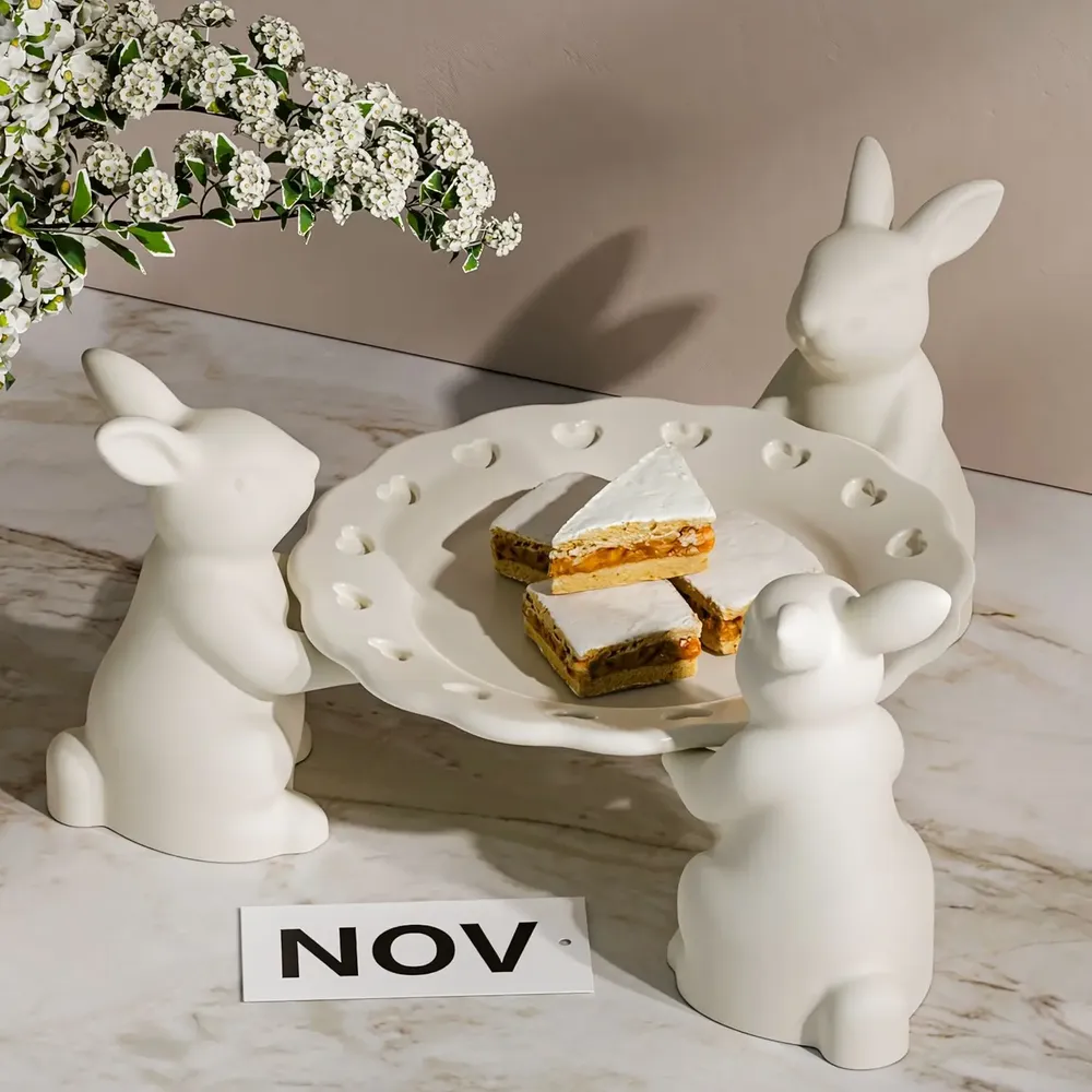 Moule silicone plateau lapin
