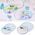 Moule silicone plateau ovale bord rayé pour résine – 1