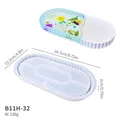 Moule silicone plateau ovale bord rayé pour résine – Couleur B11H-32 mold