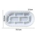 Moule silicone plateau ovale hexagonal dessous verre bijoux – Couleur Oval 04