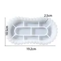 Moule silicone plateau ovale hexagonal dessous verre bijoux – Couleur Oval 05