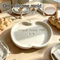 Moule silicone plateau pomme Rosh Hashanah bijoux béton – 2