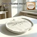Moule silicone plateau pomme Rosh Hashanah bijoux béton – 3