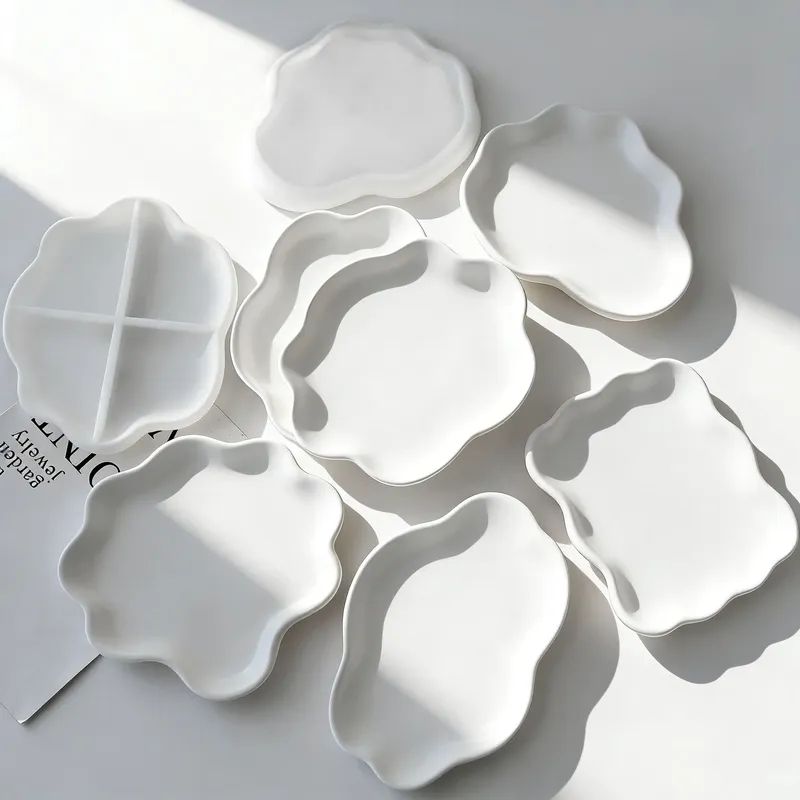 Moule silicone plateau rangement irrégulier