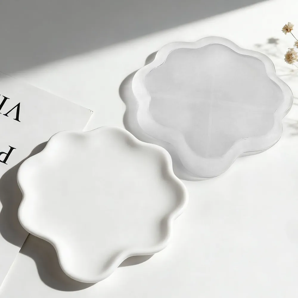 Moule silicone plateau rangement irrégulier