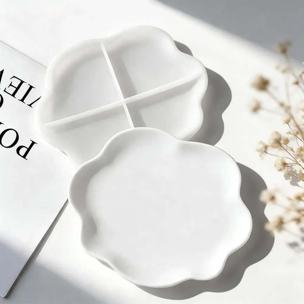 Moule silicone plateau rangement irrégulier