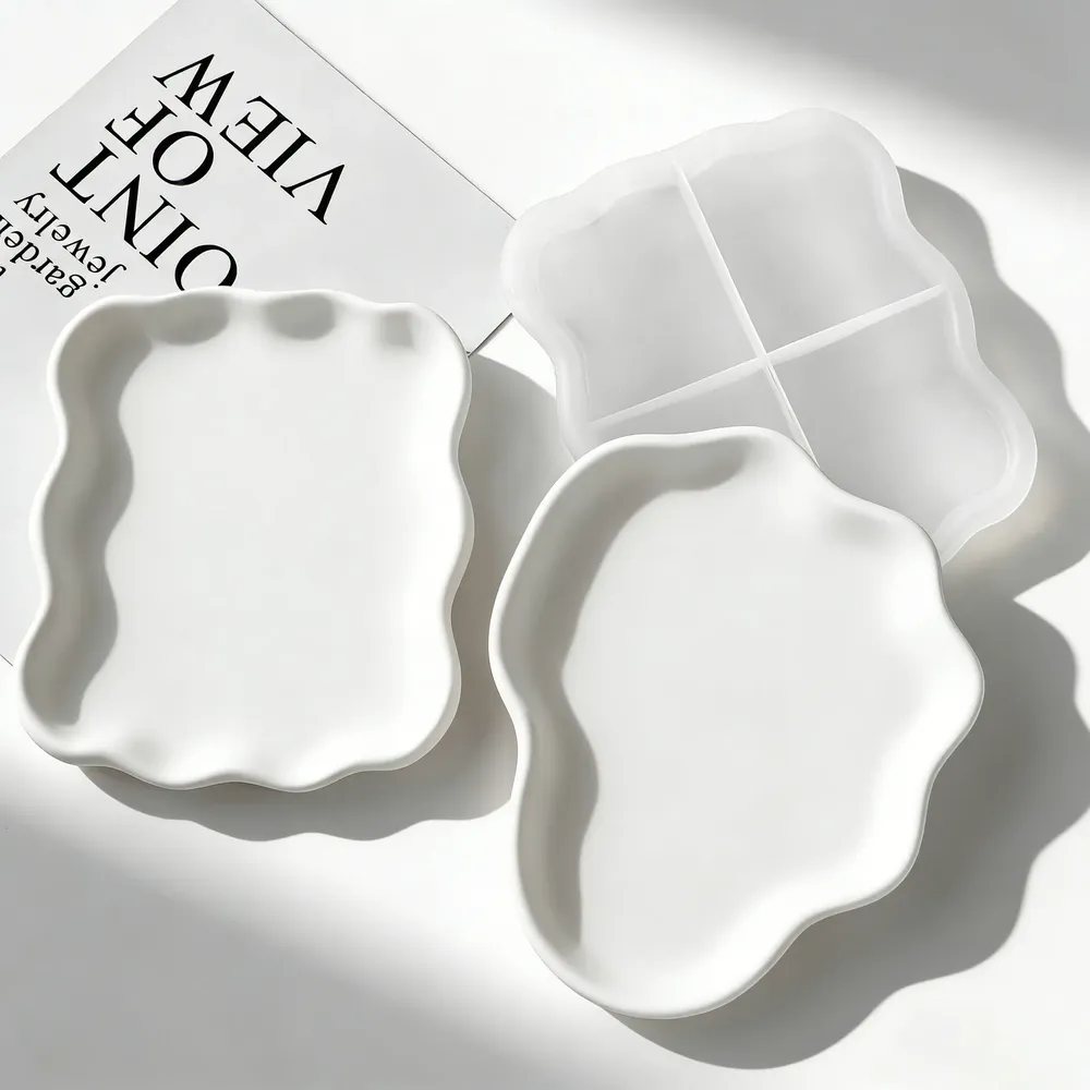 Moule silicone plateau rangement irrégulier