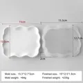Moule silicone plateau rangement irrégulier – Couleur Gris clair (J-506)