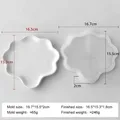 Moule silicone plateau rangement irrégulier – Couleur prune (J-510)