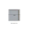 Moule silicone plateau rond carré et tasse – Couleur GRIS (05)
