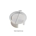 Moule silicone plateau rond carré et tasse – Couleur Violet (09)