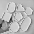 Moule silicone plateau rond carré rectangle bijoux – 1