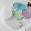 Moule silicone plateau rond carré rectangle bijoux – 3