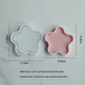 Moule silicone plateau rond carré rectangle bijoux – Couleur Flower Pattern