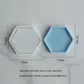 Moule silicone plateau rond carré rectangle bijoux – Couleur Hexagon