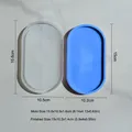 Moule silicone plateau rond carré rectangle bijoux – Couleur Oval-01