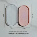 Moule silicone plateau rond carré rectangle bijoux – Couleur Oval-02