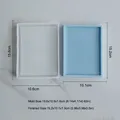 Moule silicone plateau rond carré rectangle bijoux – Couleur Rectangle-01